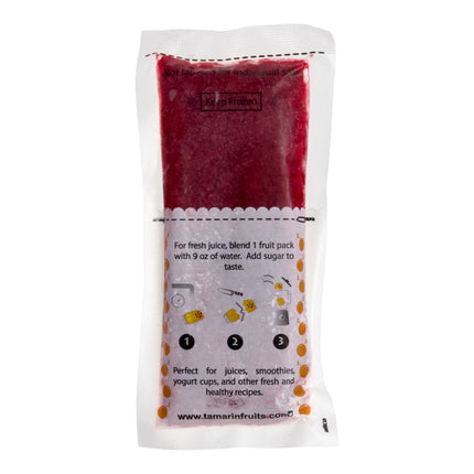 Pulp trái cây phúc bồn tử Andes Tamarin Fruits gói 90 g - Thùng 20 gói