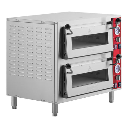 Lò pizza/bánh để bàn 2 tầng hai buồng độc lập Avantco DPO-18-DD - 3200W, 240V