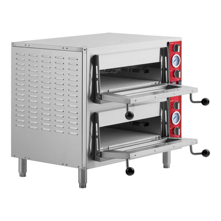 Lò pizza/bánh để bàn 2 tầng hai buồng độc lập Avantco DPO-18-DD - 3200W, 240V