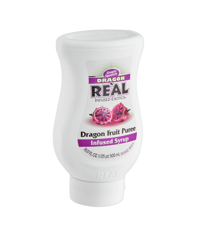 Siro thanh long tẩm purée Real 500 ml - Thùng 6 chai