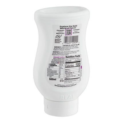 Siro thanh long tẩm purée Real 500 ml - Thùng 6 chai