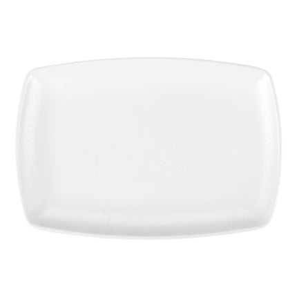 Đĩa chữ nhật melamine trắng Elite Global Solutions JW7312 Zen 31 x 22 cm - Thùng 6 cái