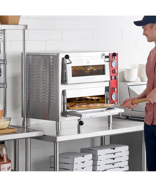 Lò pizza/bánh để bàn 2 tầng hai buồng độc lập Avantco DPO-18-DD - 3200W, 240V