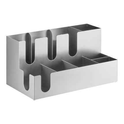 Giá đựng ly / nắp / gia vị inox 9 ngăn ServSense đặt bàn hoặc treo tường