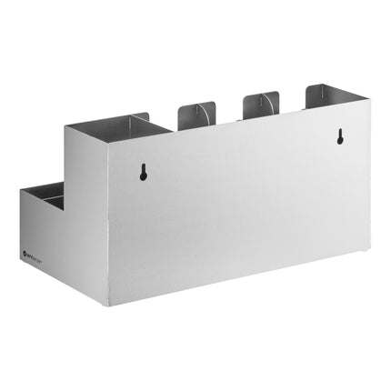 Giá đựng ly / nắp / gia vị inox 9 ngăn ServSense đặt bàn hoặc treo tường
