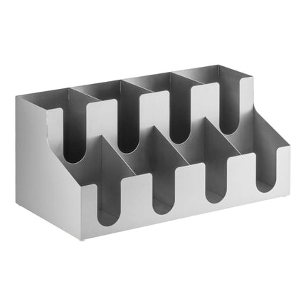 Trụ đựng ly / nắp ly 8 ngăn để bàn / gắn tường bằng thép không gỉ ServSense
