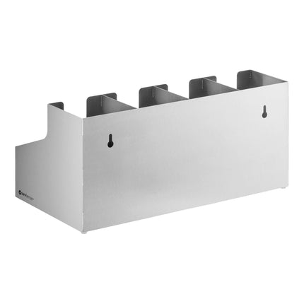 Trụ đựng ly / nắp ly 8 ngăn để bàn / gắn tường bằng thép không gỉ ServSense