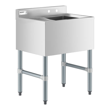 Bồn rửa dưới quầy Regency 61 x 47,6 cm 1 khoang có mặt ráo bên trái