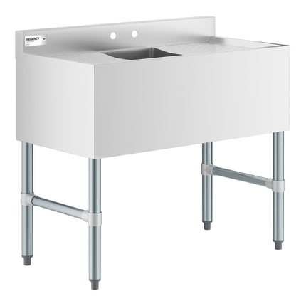 Bồn rửa quầy bar 1 ngăn Regency 91 x 48 cm có 2 bàn thoát nước
