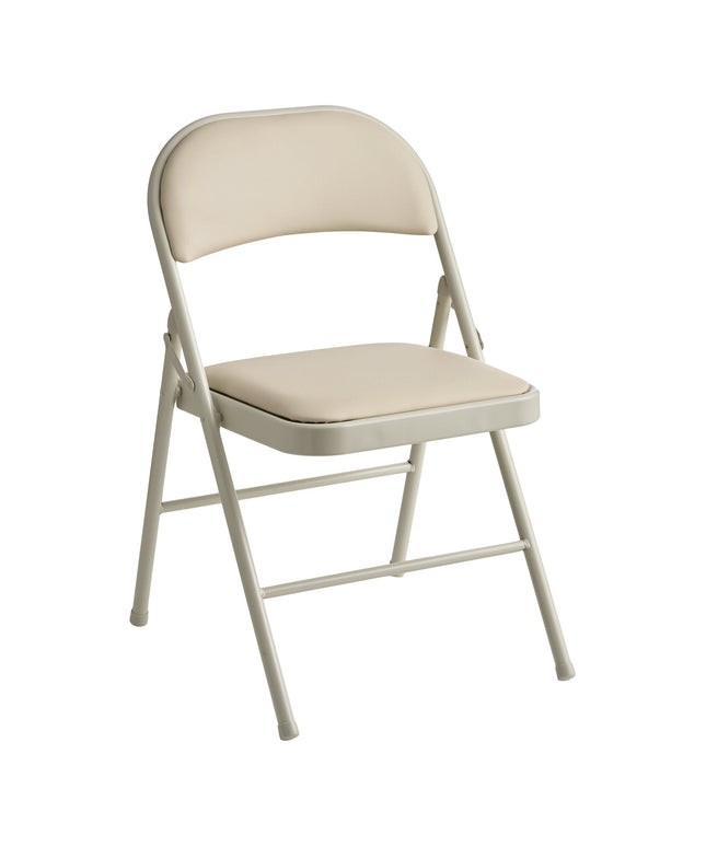 Ghế gấp tiệc bọc simili đệm êm Lancaster Table & Seating màu be