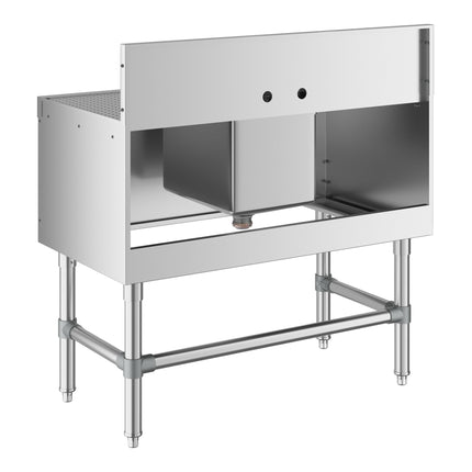 Bồn rửa quầy bar một chậu Regency Spec Line hai mặt ráo 30 cm có vòi 48 x 91 cm