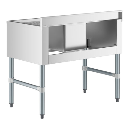 Bồn rửa quầy bar inox Regency 91 x 53 cm một khoang kèm hai bàn ráo 33 cm