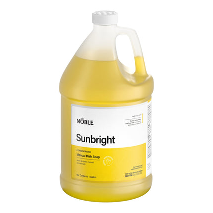 Nước rửa ly Noble Sunbright 3,8 lít / 3,8 lít Lemon đậm đặc nước rửa chén - Thùng 4 cái