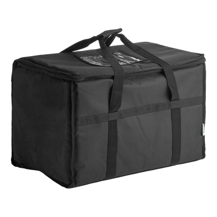 Túi giữ nhiệt vận chuyển thức ăn nylon đen Choice 58 x 33 x 38 cm - chứa 5 khay full-size sâu 6 cm