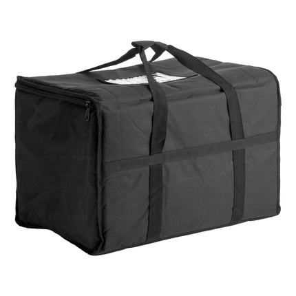 Túi giữ nhiệt vận chuyển thức ăn nylon đen Choice 58 x 33 x 38 cm - chứa 5 khay full-size sâu 6 cm