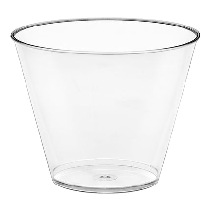 Ly nhựa cứng lùn trong suốt Fineline Savvi Serve 409-CL 266 ml - Thùng 500 cái