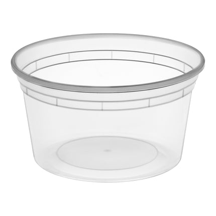 Choice Hộp Đựng Deli Nhựa Trong Mờ Siêu Bền Dùng Được Lò Vi Sóng 12 oz 480 Cái/Thùng