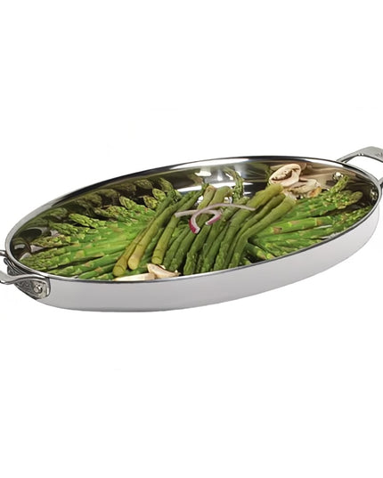 Chảo Xào Spring USA 8188-60/38 Inox 38.1 cm Dùng Bếp Từ