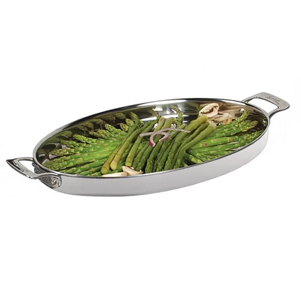 Chảo Xào Spring USA 8188-60/38 Inox 38.1 cm Dùng Bếp Từ