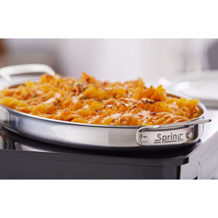 Chảo Xào Spring USA 8188-60/38 Inox 38.1 cm Dùng Bếp Từ