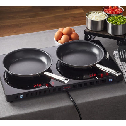 Chảo Rán Spring USA 8478-60/20A 20 cm Chống Dính Tay Cầm Đinh Tán Thép Không Gỉ