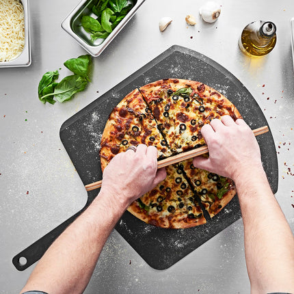 Xẻng Lấy Pizza Epicurean 407-241402 61 cm Lưỡi 38.1 x 35.6 cm Composite Giấy Màu Xám Đá
