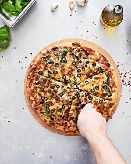 Thớt Pizza Tròn Epicurean 429-001001 25.4 cm Composite Giấy Màu Tự Nhiên