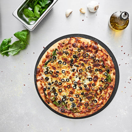 Thớt Pizza Tròn Epicurean 429-001402 35.6 cm Composite Giấy Màu Xám Đá