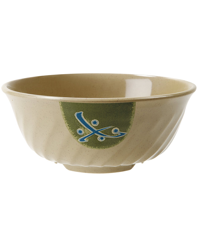 Đĩa melamine GET M-607-TD Japanese Traditional 946 ml Fluted tô - Thùng 12 cái