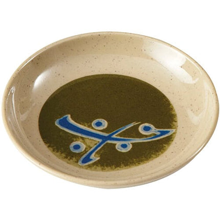Đĩa nước chấm melamine tròn GET M-028-TD Japanese Traditional 44 ml - Thùng 48 cái