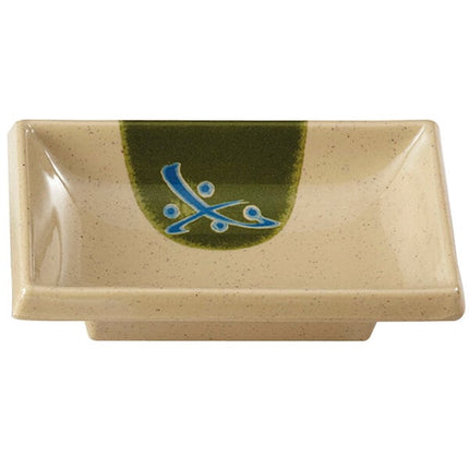 Đĩa đựng nước chấm melamine GET 025-TD kiểu Nhật 59 ml 10 x 5 cm - Thùng 24 cái