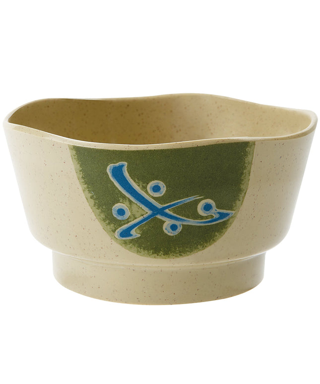 Tô viền lượn sóng nhựa melamine GET 150-1-TD Japanese Traditional 237 ml - Thùng 12 cái
