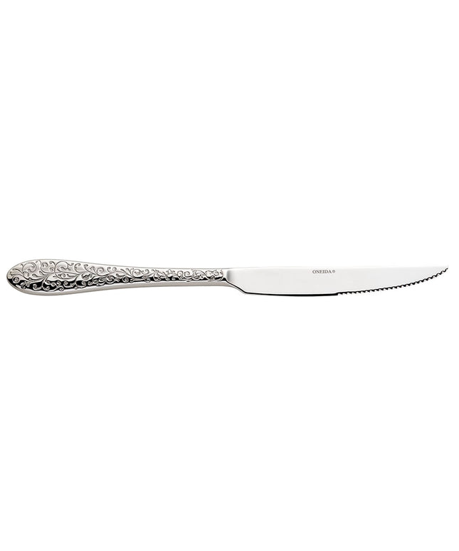 Dao Bít Tết Oneida T638KSSF 24.1 cm Thép Không Gỉ 18/10 Kiểu Ivy Flourish