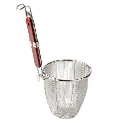 Rổ lọc / chần inox Thunder Group 14 x 14 cm cán gỗ