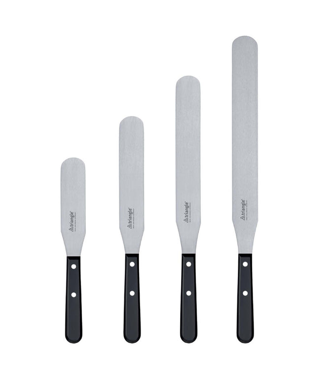 Dao Phết Kem Trang Trí Louis Tellier 735102500 25.4 cm Lưỡi Thép Không Gỉ Tay Cầm Nhựa Đen