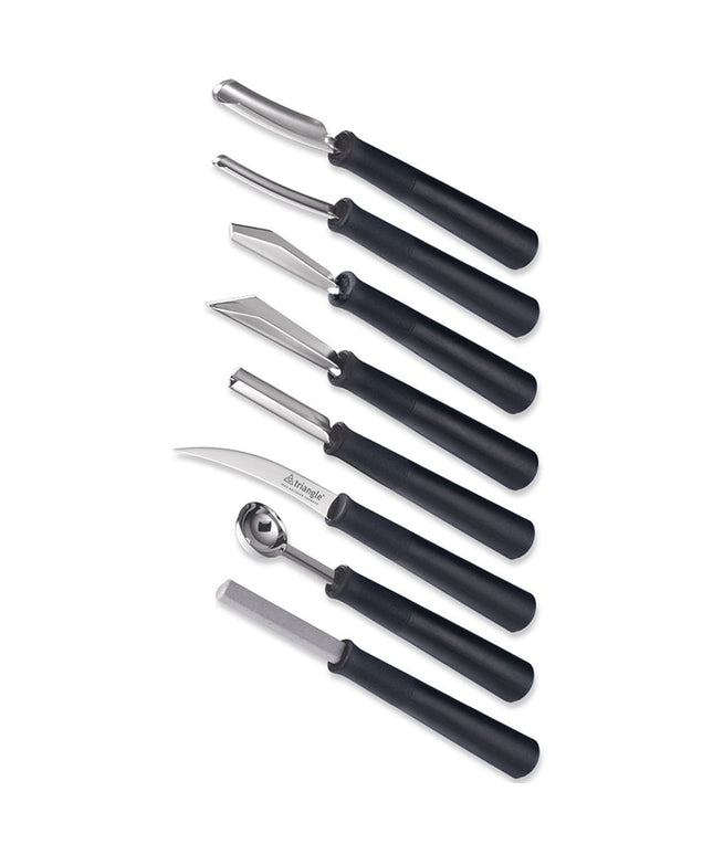 Bộ Dụng Cụ Tạc Chuyên Nghiệp 8 Món Louis Tellier 908180802 Túi Cuộn Nylon