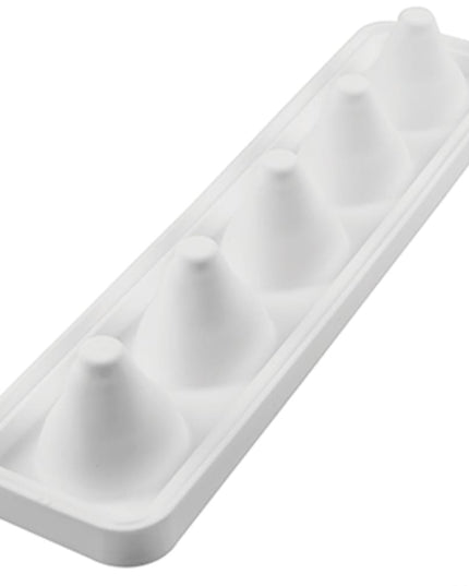 Khuôn Pera & Fico Silikomart PERAFICO115 5 Ngăn Silicone Trắng