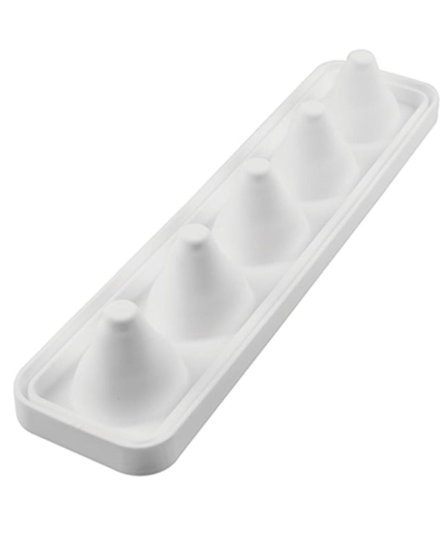 Khuôn Pera & Fico Silikomart PERAFICO115 5 Ngăn Silicone Trắng