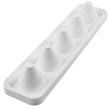 Khuôn Pera & Fico Silikomart PERAFICO115 5 Ngăn Silicone Trắng