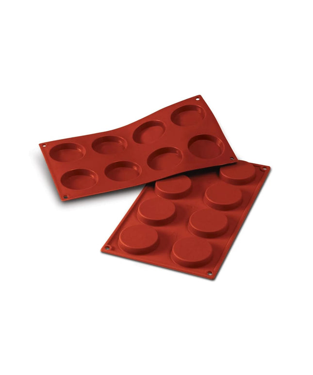 Khuôn Florentine Silikomart SF029 8 Ngăn Silicone Đỏ