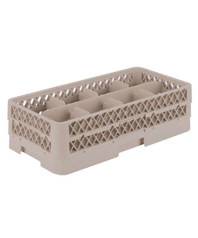 Giá đựng ly 8 ngăn màu be Vollrath Traex® HR1B1B cỡ nửa cao 14 cm