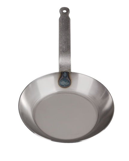 Chảo Chiên Thép Carbon Matfer Bourgeat 062001 21.9 cm Tay Cầm Kim Loại Đặc Màu Đen