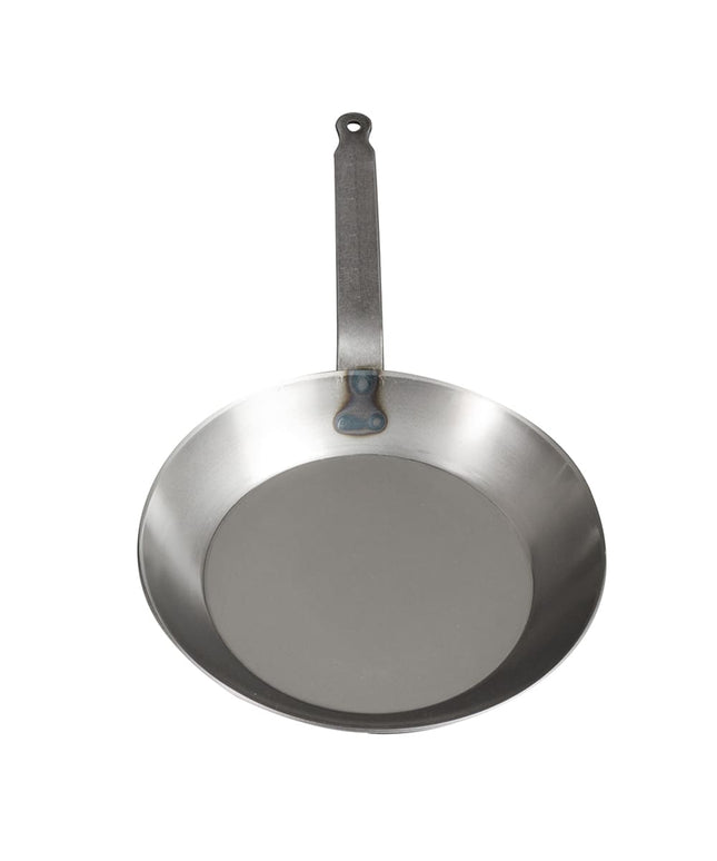 Chảo Chiên Thép Carbon Matfer Bourgeat 062004 27.9 cm Tay Cầm Kim Loại Đặc Màu Đen