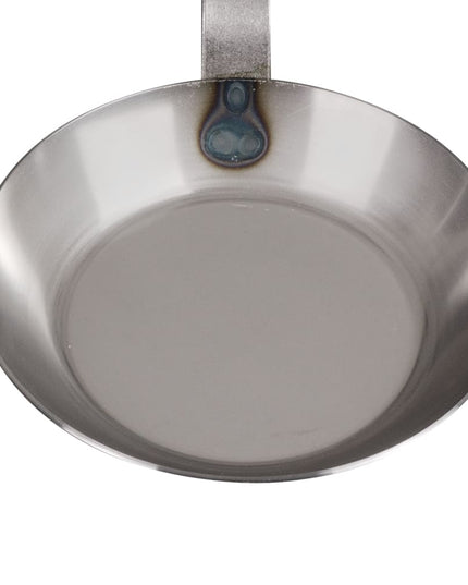 Chảo Chiên Thép Carbon Matfer Bourgeat 062004 27.9 cm Tay Cầm Kim Loại Đặc Màu Đen