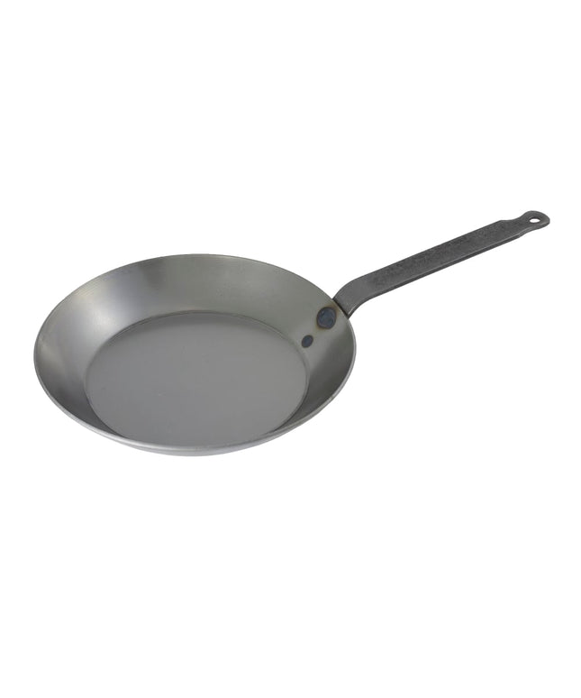 Chảo Rán Thép Carbon Đen Matfer Bourgeat 062007 35.9 cm Tay Cầm Kim Loại Đặc