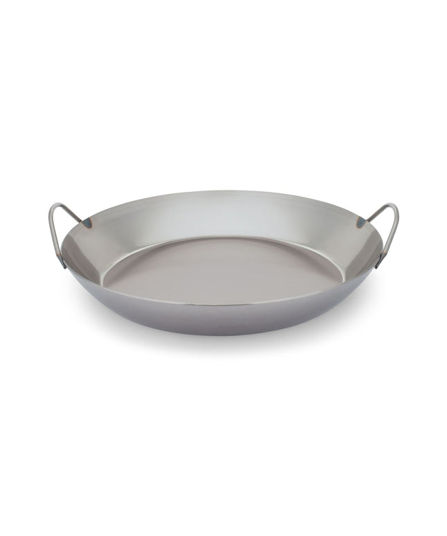 Chảo Paella Matfer Bourgeat 062051 35.9 cm Thép Đen Thành Cong