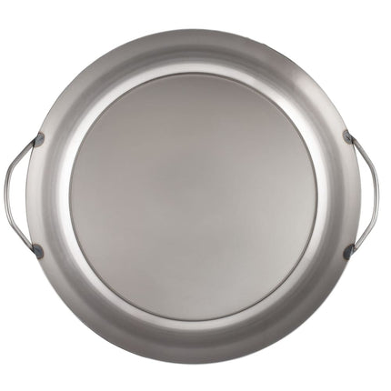 Chảo Paella Matfer Bourgeat 062052 40 cm Thép Đen Thành Cong