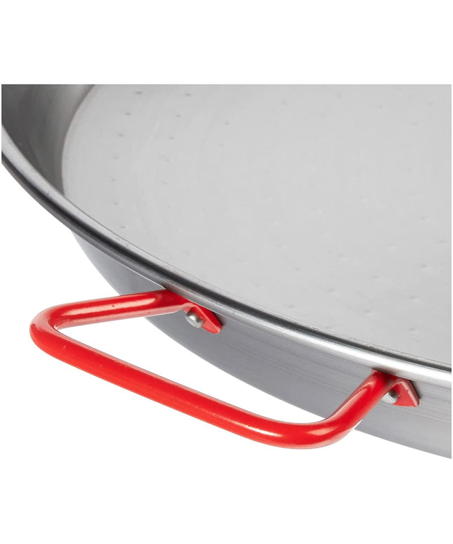 Chảo Paella Thép Bóng Matfer Bourgeat 071038 35.9 cm Đáy Cứng