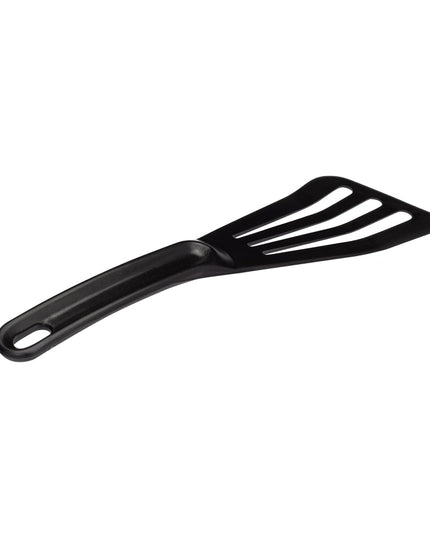 Xẻng Lật Có Rãnh Matfer Bourgeat 112419 Exoglass Pelton Composite Đen Chịu Nhiệt 221°C 30.5 cm