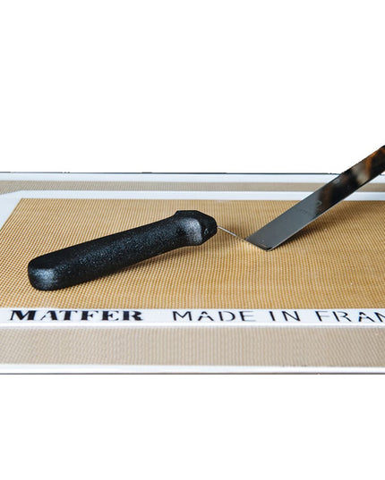 Dao Phết Lệch Dẻo Matfer Bourgeat 112670 15.9 cm Tay Cầm Nhựa Thép Không Gỉ